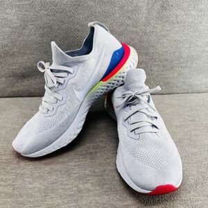 NIKE BQ8928-453 - Men’s Epic React Fly knit Grey Volt Racer 13 Running Shoe B13